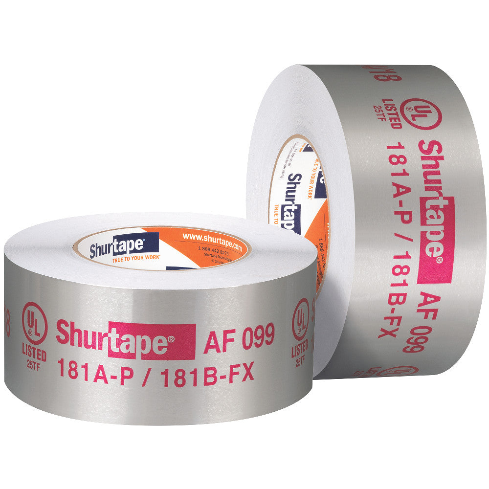 AF099-2.5SIL UL-Listed Silver Foil Tape – 2.5 in × 60 yd