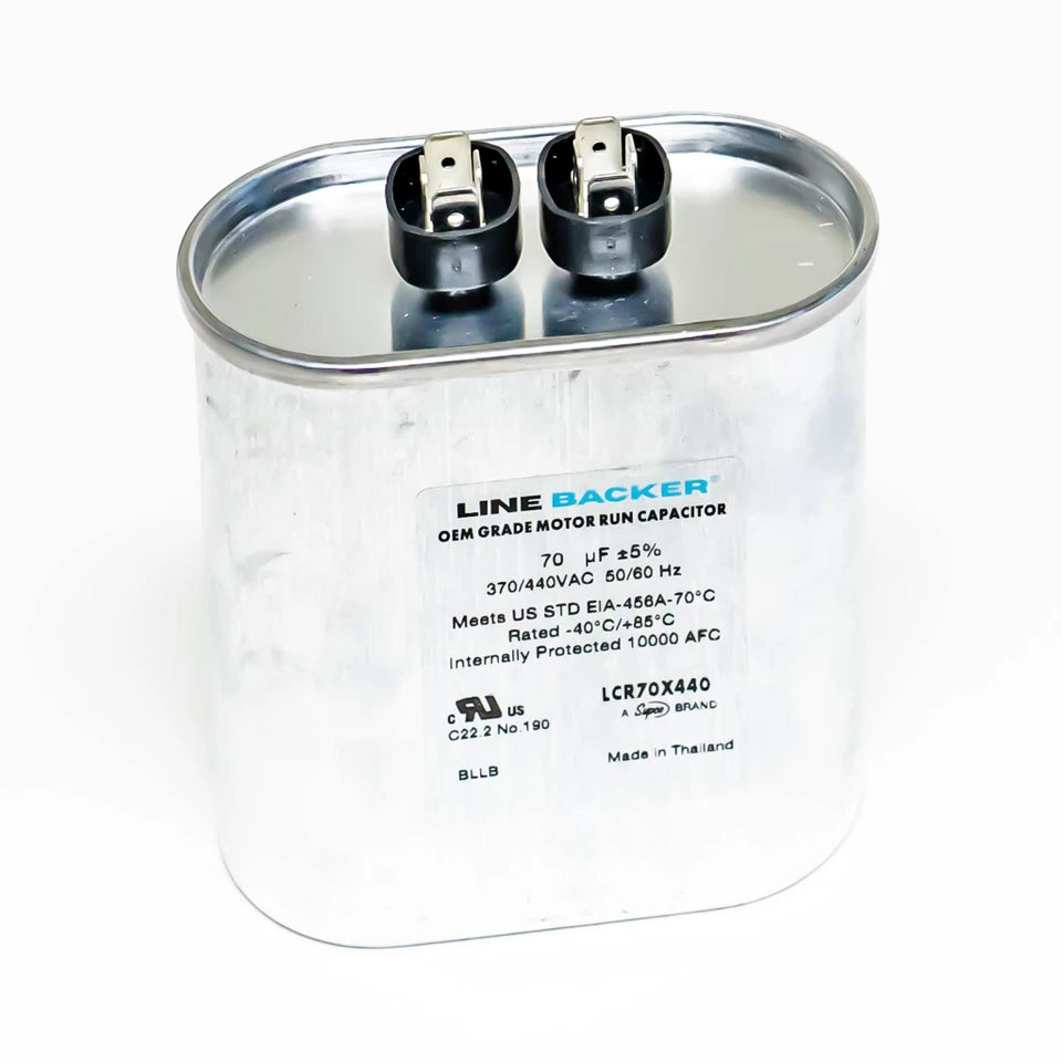 SUPCO LCR70X440 70 MFD 440V Oval Run Capacitor